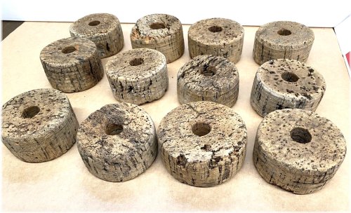 Rustic Cork Fishing Floats Set