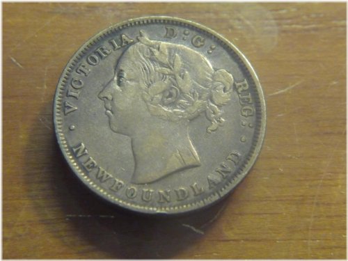 Newfoundland 1888 20 Cents in Fine+ Condition