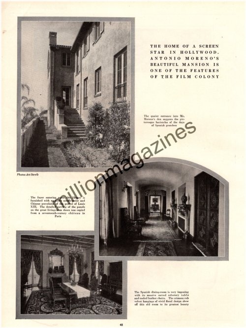 Antonio Moreno Hollywood Theatre Print