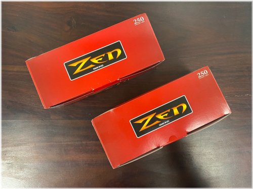 Red Zen King Size Cigarette Tubes - Collectible Memorabilia Set