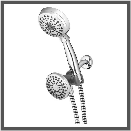 Chrome Dual-Mode PowerSpray Shower Head