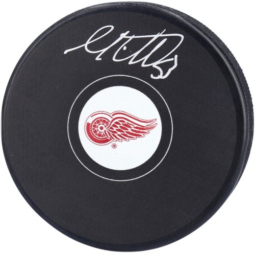 Seider's Signed Red Wings Puck