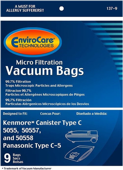 EnviroCare Canister Vacuum Bags