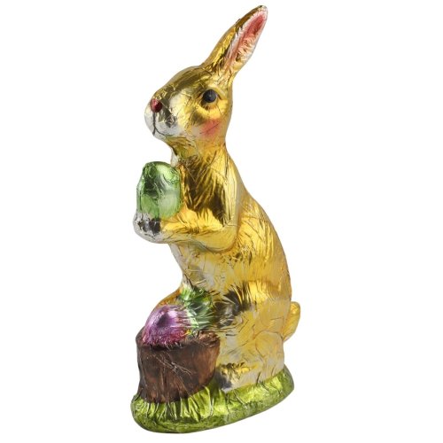 Chocolate Bunny Figurine Display