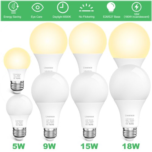 Daylight Glow LED Bulbs