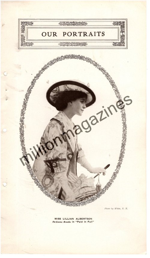 Vintage MacIntosh Print of Lillian Albertson and Lotta Faust