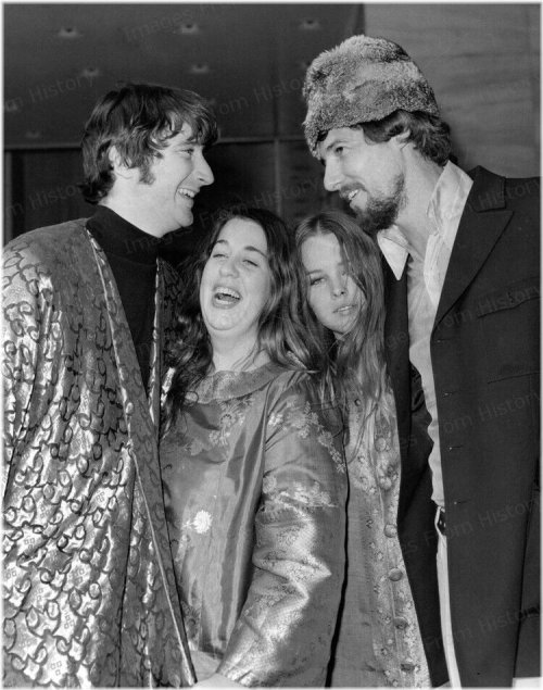 Mamas & Papas 1967 Print featuring Michelle Phillips and Cass Elliott