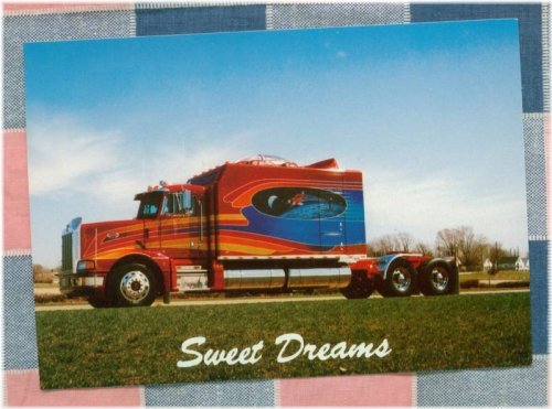 Comic Trucking Dreams Postcard Lot