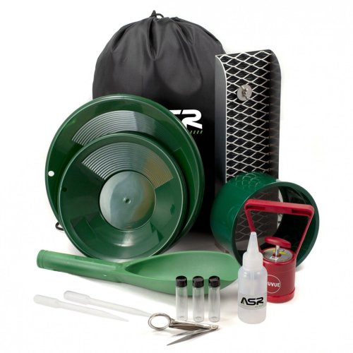 Gold Prospector's Kit with Lightweight Backpack and Mini Sluice