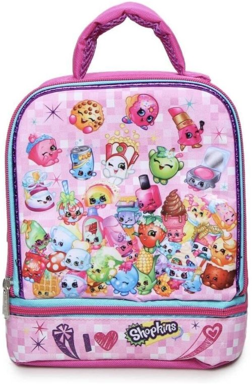 Double Delight Insulated Lunch Bag in Pink