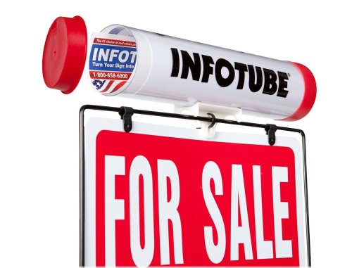 Clear Red Bolt-On InfoTube