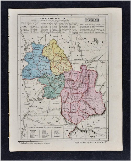 French Alps Communes Map