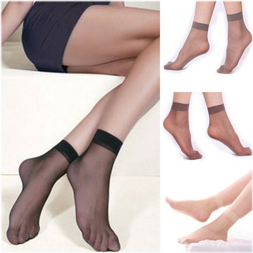 Silk Sheer Ankle Stockings