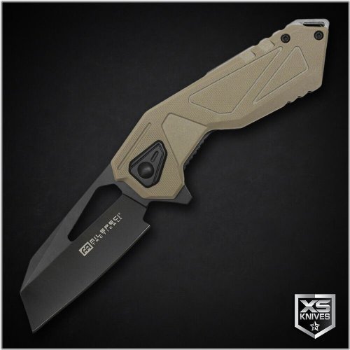 Desert Sheepsfoot Tactical Folding Knife