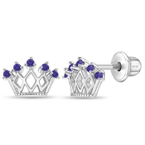 Royal Crown Sparkle Earrings