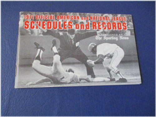 1971 Sporting News League Schedules and Records