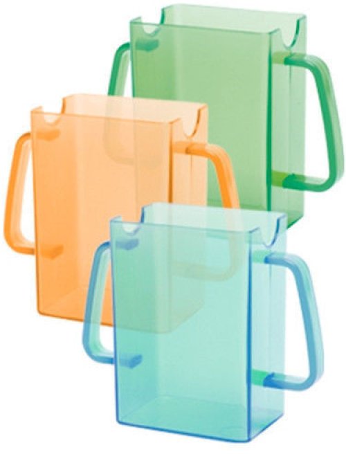 Juice Buddy Pouch Holder Set - Orange, Green, Blue