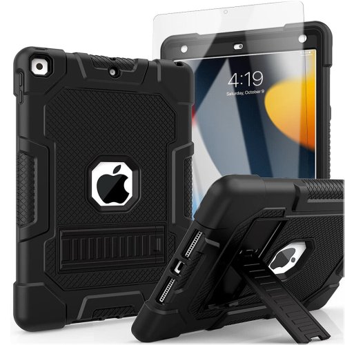 ArmorShield Bundle for iPad 10.2": Protective Case, Screen Guard, and Stylus Pen