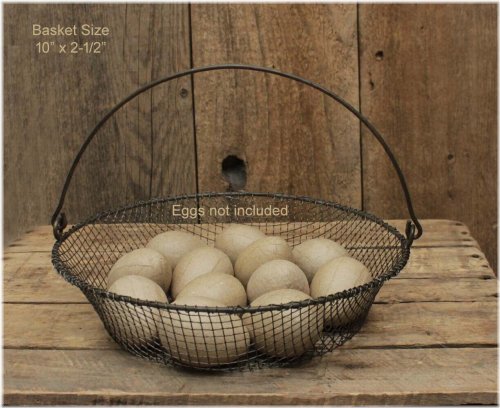Swinging Handle Farmhouse Wire Basket