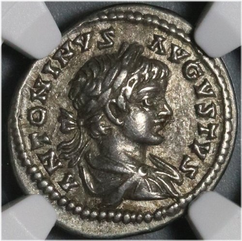 Caracalla Denarius - NGC Certified