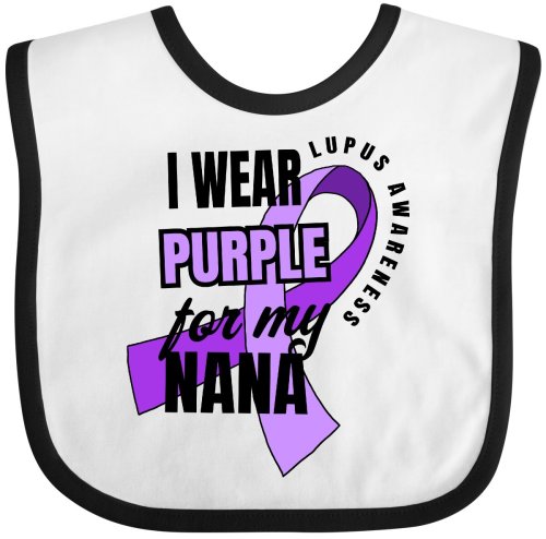 Purple Awareness Bib for Grandma