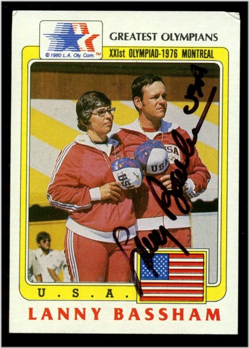 Olympic Legends Autographed Trading Card