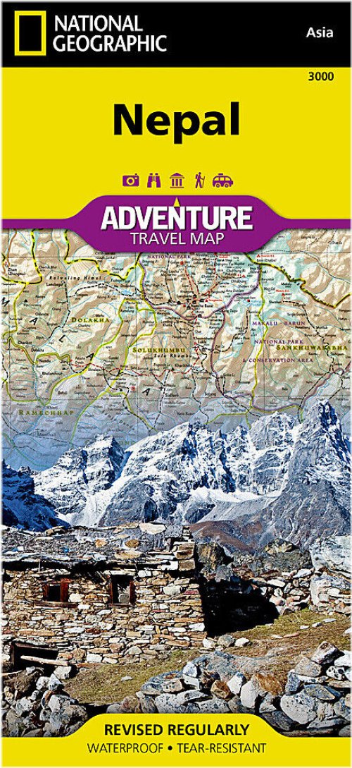 Nepal Explorer Map by National Geographic