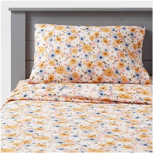 Floral Elegance Cotton Sheet Set