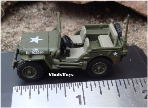Oxford Willys MB Jeep Diecast Model