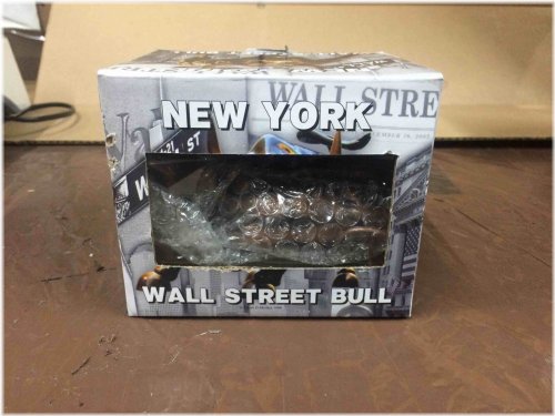 Wild Bull Market Bronze Statue