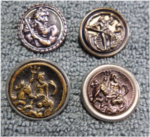Mythological Metal Button Set