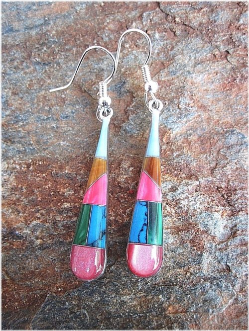 Mexican Artisan Crafted Long Drop Earrings