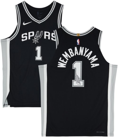 Signed Victor Wembanyama Spurs Jersey with Certificate of Authenticity