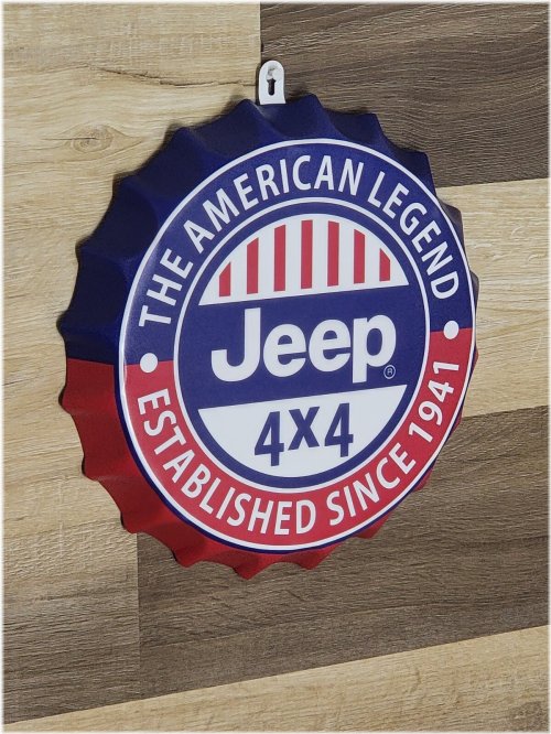American Jeep Heritage Metal Sign