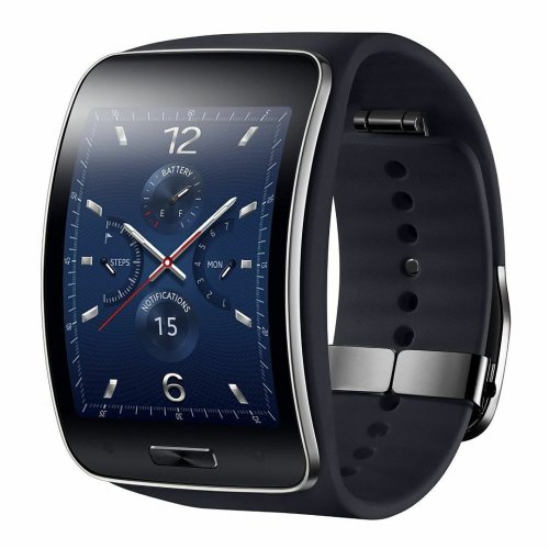 Curved Black Super AMOLED Smart Watch by Samsung Galaxy Gear S