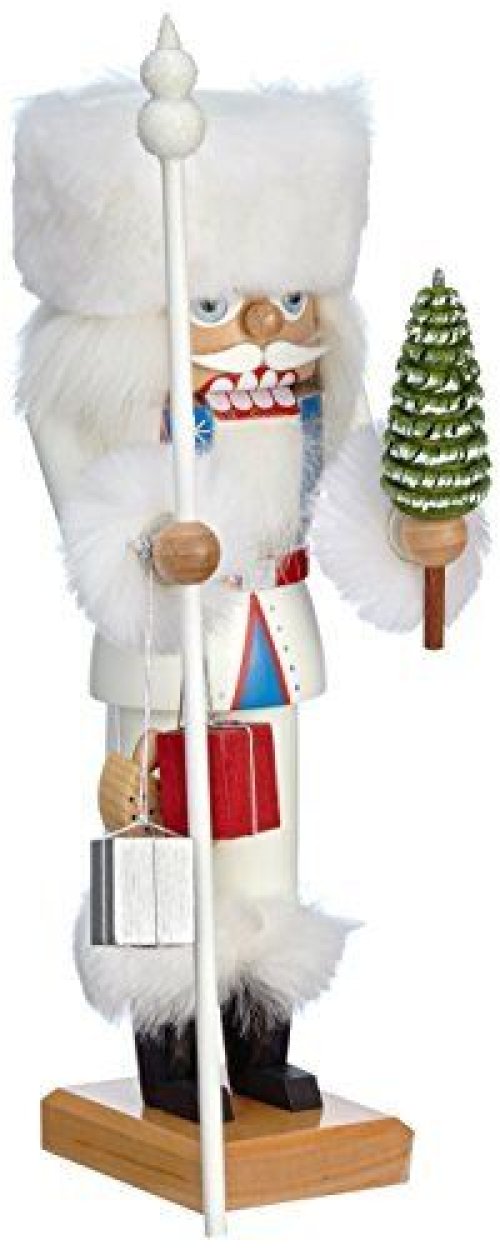 Frosty Fir Santa Nutcracker