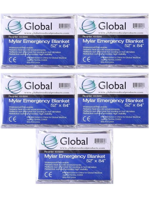 SunShield Emergency Blanket Pack