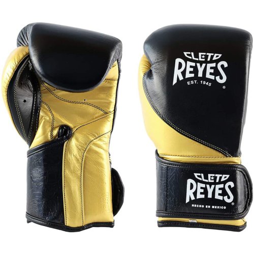 Precision Strike Boxing Gloves - Black/Solid Gold