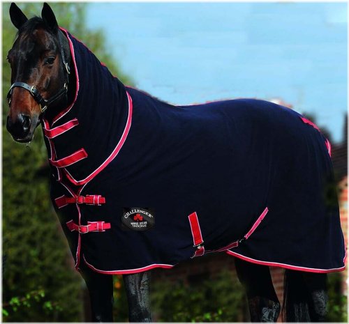 Polar Fleece Horse Blanket with Moisture-Wicking Neck