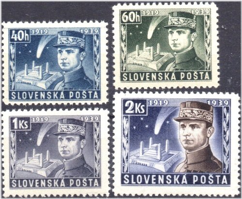 Slovakian Astronomer Stefanik Bradlom Tomb Mausoleum Stamps