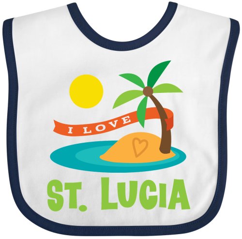 Tropical Island Love Baby Bib