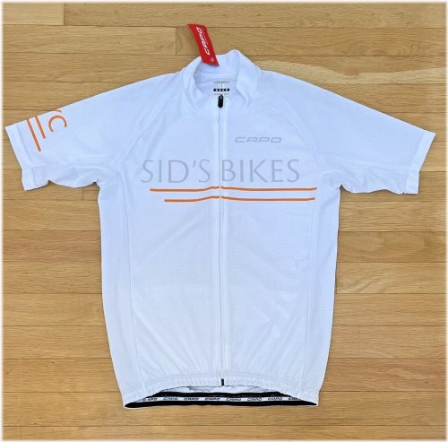 NYC White Men's Cycling Jersey by CAPO Custom SID'S Bikes