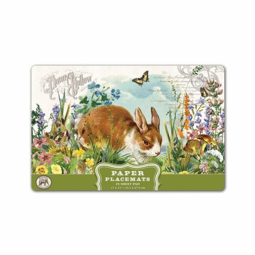 Bunny Hollow Paper Placemats by Michel Design Works