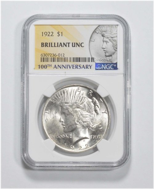 1922 Peace Silver Dollar Centennial Edition