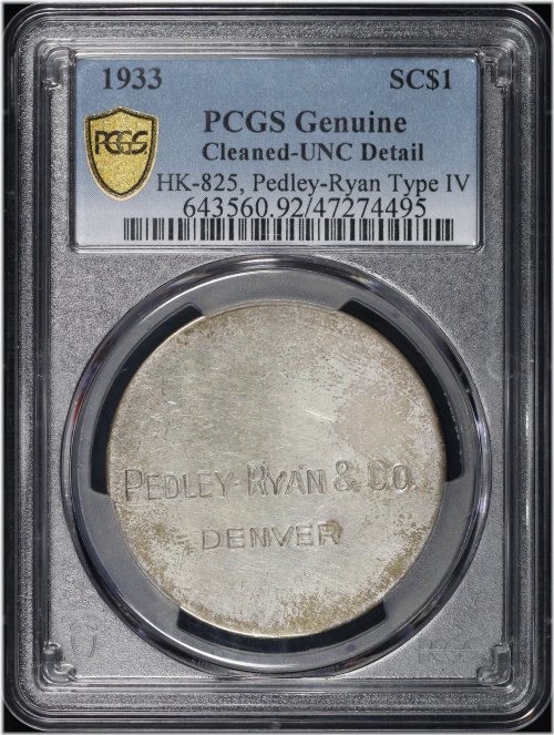 Denver Pedley-Ryan & Co. Exonumia