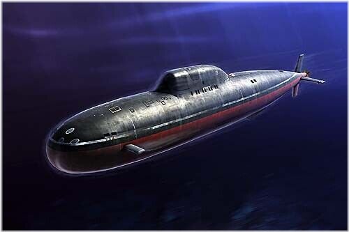 Soviet Alfa Class Attack Submarine Model Kit