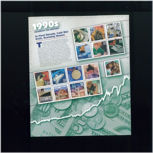 Decades of American History Stamp Collection