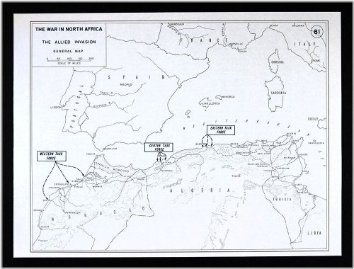WWII North African Campaign Map Collection