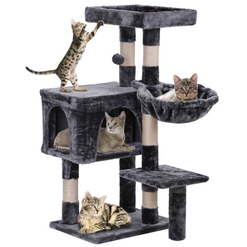 Feline Haven Gray Hammock Tower