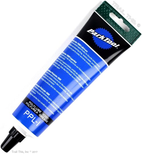 PolyLube 1000 Bike Grease by Park Tool - 4oz Tube for Smooth Rides